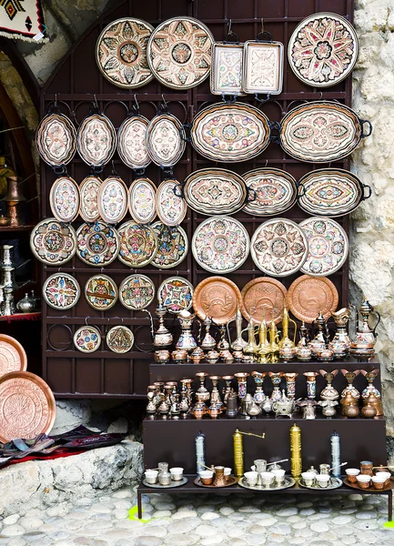 Vaisselle arabe traditionnelle — Photo
