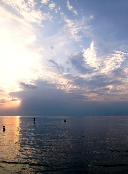 上述波罗的海日落 — 图库照片