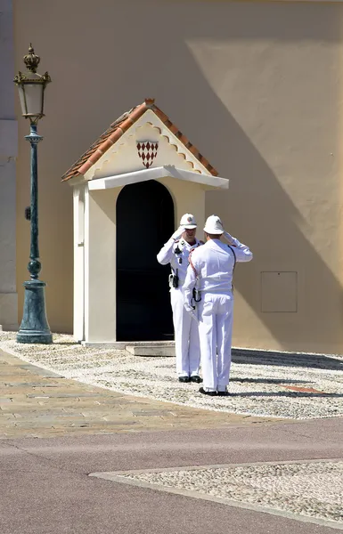 Palác Monako je oficiální sídlo prince Monackého — Stock fotografie