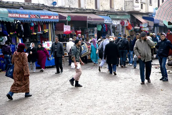 Dans les rues étroites de la vieille Médina à Casablanca — Photo