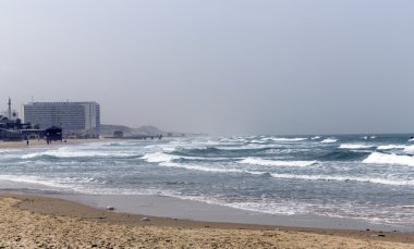 ? oastline ve görünümü üzerinde Bat-Yam