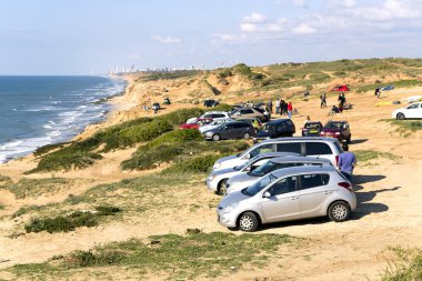 Arsuf sahil yakınında Akdeniz