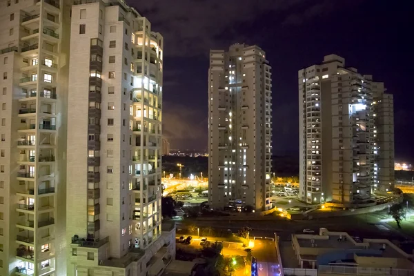 Bir gece panorama bat-yam olduğunu — Stok fotoğraf