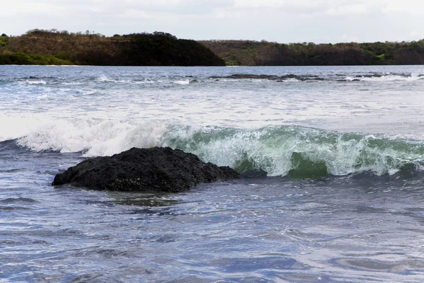 Bella spiaggia selvaggia a riva l'oceano Pacifico — Foto Stock