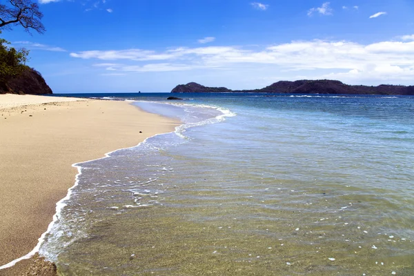 Hermosa playa salvaje en tierra el océano Pacífico — Foto de Stock