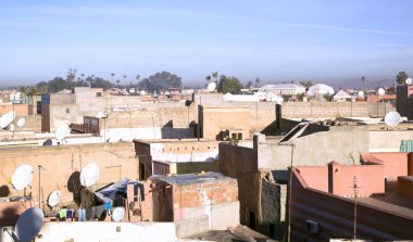 Marrakesh çatıları