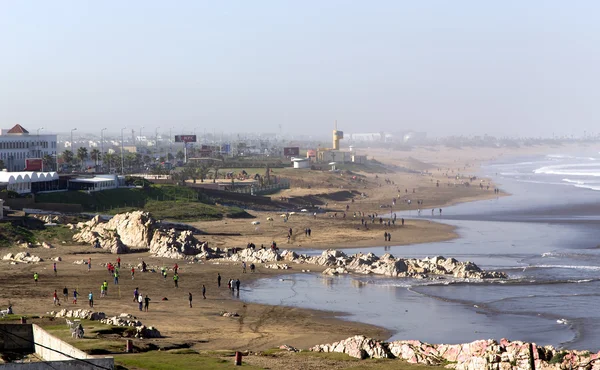 Vista no início da manhã no oceano Atlântico — Fotografia de Stock