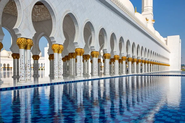 Оаэ Abu Dhabi November 2021 Sheikh Zayed Grand Mosque Abu — стоковое фото