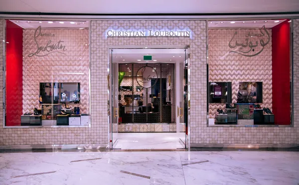 Eae Dubai November 2021 Christian Louboutin Butik Dubaiban Világ Legnagyobb — Stock Fotó