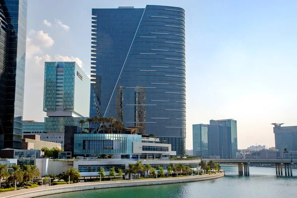 Emiratos Árabes Unidos Abu Dhabi Noviembre 2021 Arquitectura Moderna Isla —  Fotos de Stock