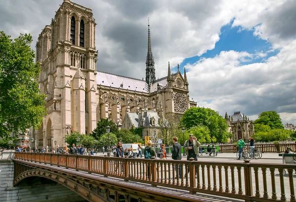 Frankrijk Parijs Mei 2015 Notre Dame Paris Kathedraal Van Onze — Stockfoto