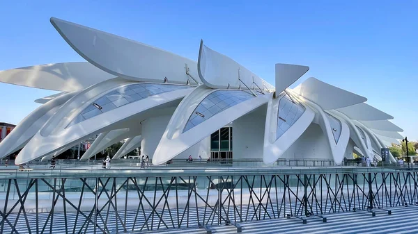 Eae Dubai November 2021 Futurisztikus Pavilonok World Expo 2020 Egyesült — Stock Fotó