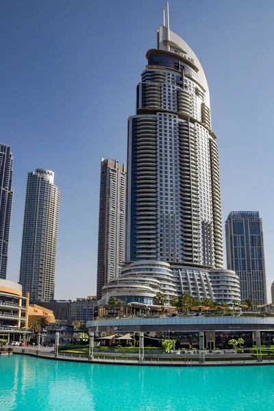 Emiratos Árabes Unidos Dubai Noviembre 2021 Emaar Tower Otros Rascacielos — Foto de Stock