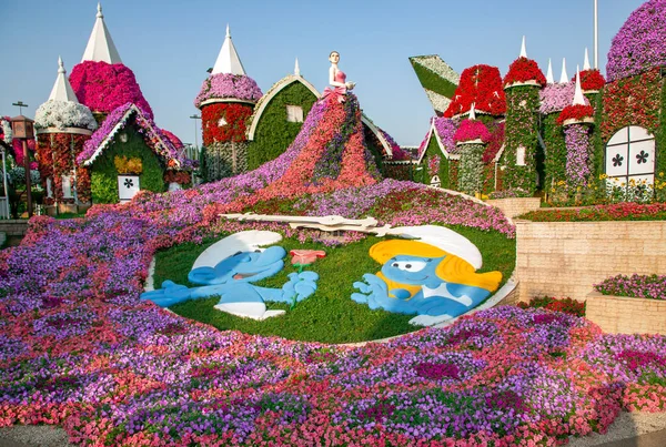 Uae Dubai November 2021 Dubai Miracle Garden Fairy Castles Has — Stock fotografie