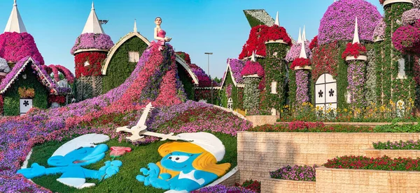 Emiratos Árabes Unidos Dubai Noviembre 2021 Dubai Miracle Garden Con — Foto de Stock