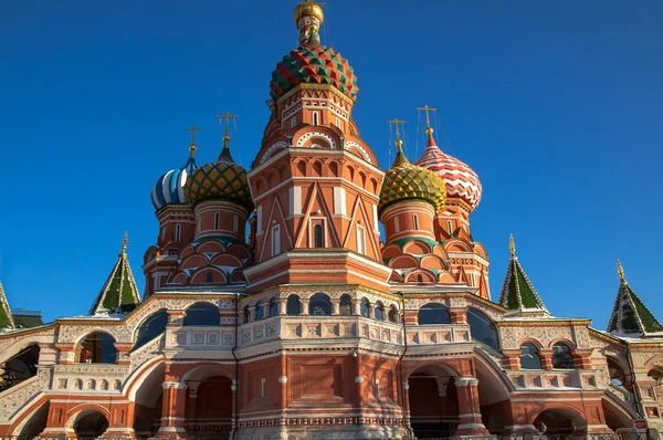 Cathedral Intercession Blessed Virgin Mary Basils Cathedral Red Square Moscow — Stock Photo, Image