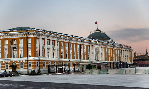 Ρωσια Μόσχα Δεκέμβριος 2021 Γερουσία Στο Κρεμλίνο Της Μόσχας Χειμερινή — Φωτογραφία Αρχείου
