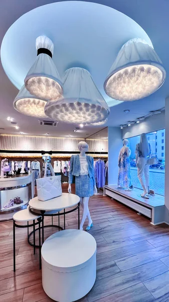 Latvia Riga June 2022 Delicate Interior Italian Fashion Store Riga — Stockfoto