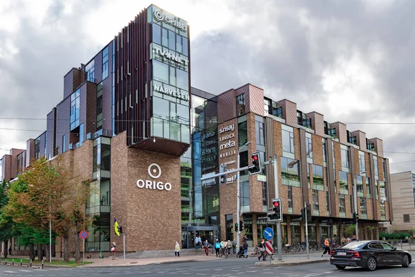 Latvia Riga August 2022 Modern Multi Storey Origo Shopping Center — Stockfoto