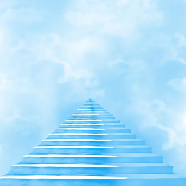 The stairway to heaven leading to God — Stock Photo, Image