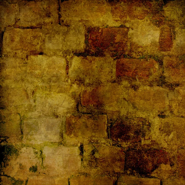 The background of the old masonry with traces of the former migh — Stock Photo, Image