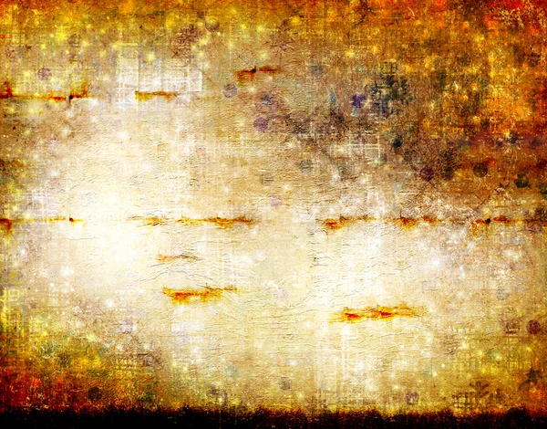 Kazı-kazan arka plan ile güzel süs yıldız — Stok fotoğraf