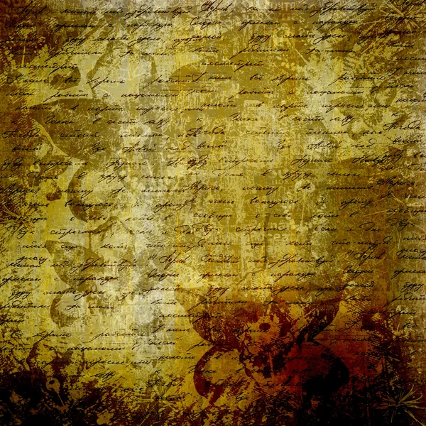 Grunge fundo abstrato com texto manuscrito para design — Fotografia de Stock