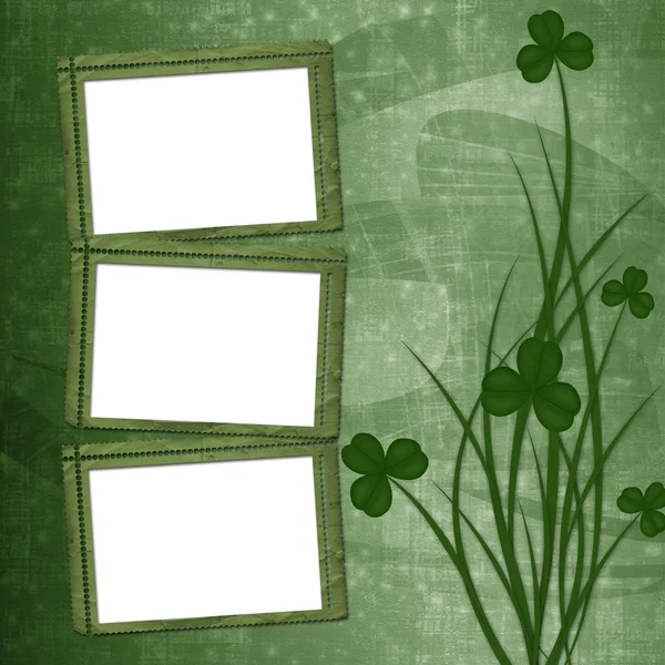 Design für St. Patrick 's Day. Blumenschmuck. — Stockfoto
