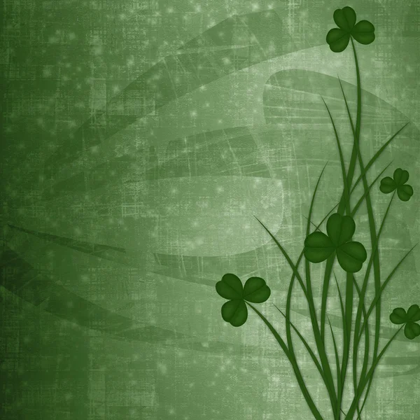 Design for St. Patrick's Day. Flower ornament. — Stock Photo, Image