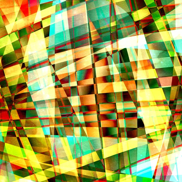 Abstract chaotic pattern with colorful translucent curved lines — Stock Photo, Image