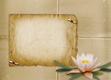 Nilüfer'den demet davet için vintage kartpostal