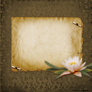 Nilüfer'den demet davet için vintage kartpostal