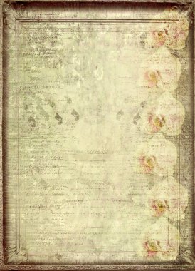 Grunge kağıtları tasarım scrapbooking tarzı boş metin için