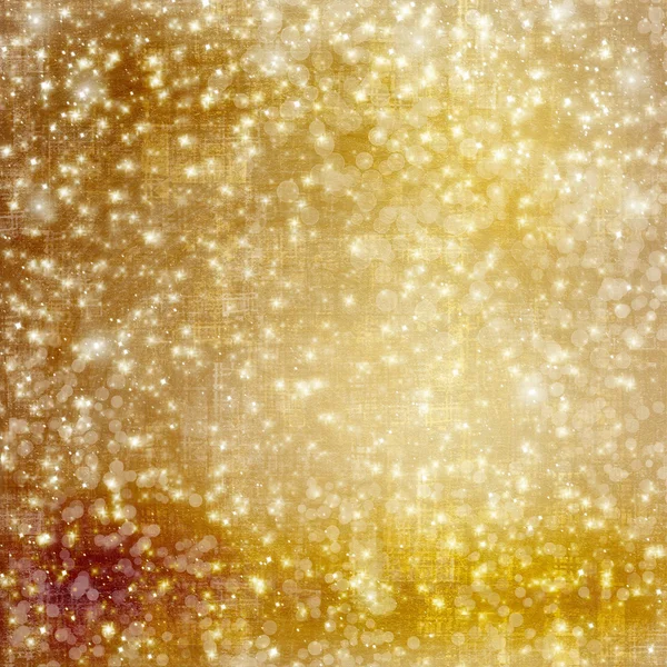 Abstraktní zasněžené pozadí s sněhové vločky, hvězdy a zábavné confett — Stock fotografie