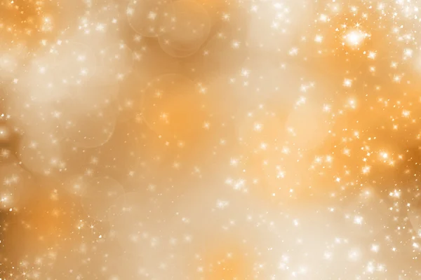 Abstrakter schneebedeckter Hintergrund mit Schneeflocken, Sternen und lustigen Konfetts — Stockfoto