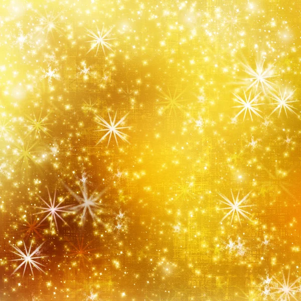 Abstract snowy background with snowflakes, stars and fun confett — Stock Photo, Image