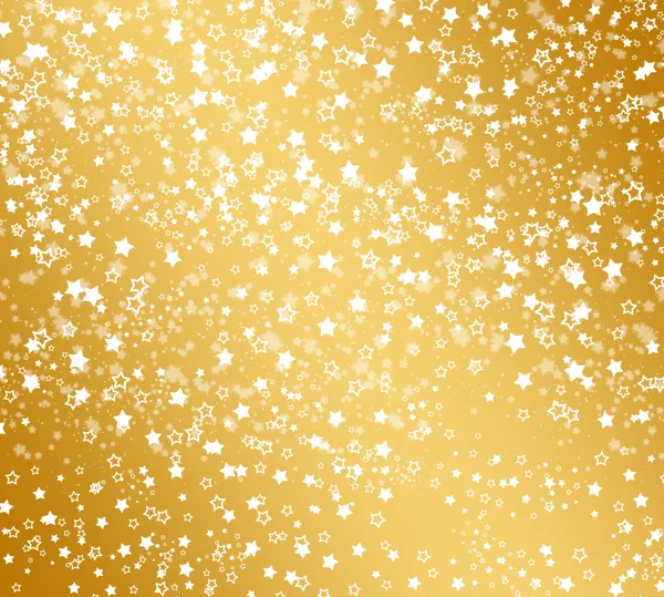 Abstract background with snowflakes, stars and blur boke — Stock Photo, Image