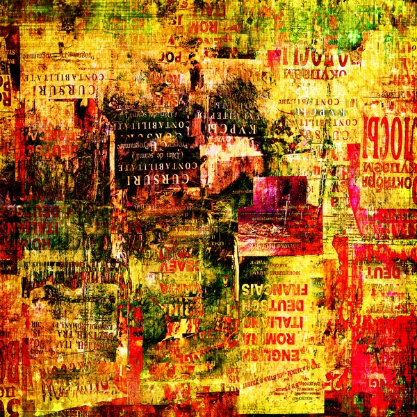 Streszczenie tło grunge z stare podarte plakaty — Zdjęcie stockowe