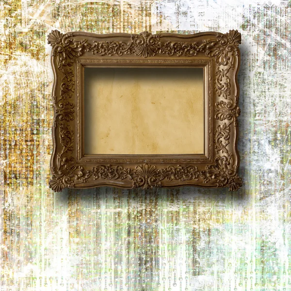 Old room with baroque frames — Stock Photo, Image