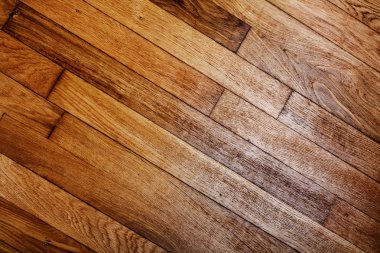 ahşap plakalar yıpranmış. Zemin tasarımı için 