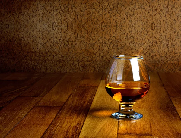 One glass of brandy — Stock Photo, Image