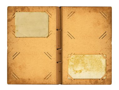 List fotoğraf izole beyaz Baç üstünde kurdele ile açın.