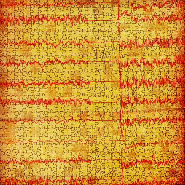 Grunge sfondo di carta astratta con vecchio diagramma — Foto Stock