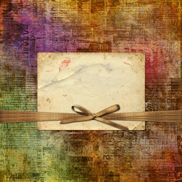 Grunge abstract newspaper background — Stock Photo, Image