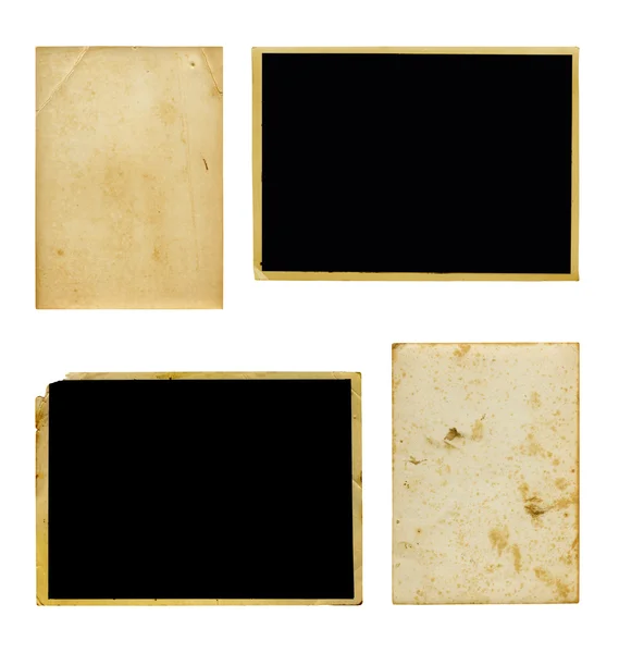 Conjunto de textura de papel fotográfico antigo — Fotografia de Stock