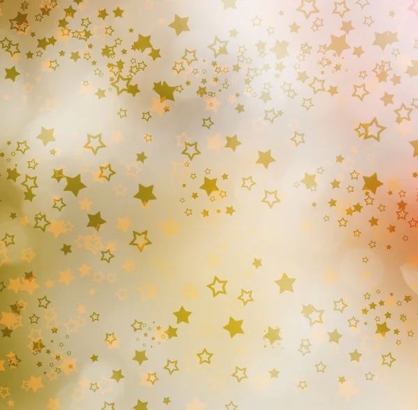 Sfondo colorato con stelle ed effetto bokeh per il design — Foto Stock