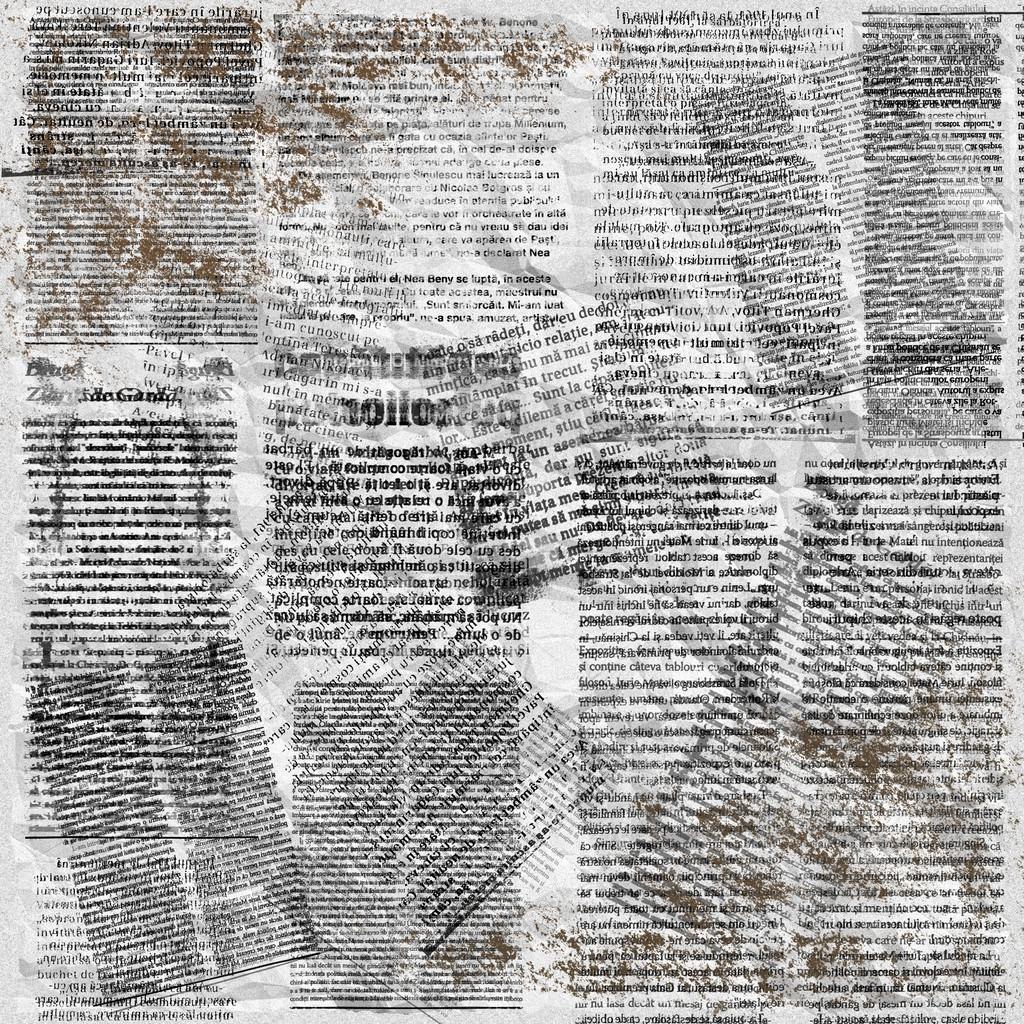 Grunge Abstract Newspaper Background Stock Photo By C Loraliu