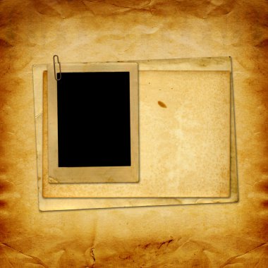 Vintage kağıt çerçeveler