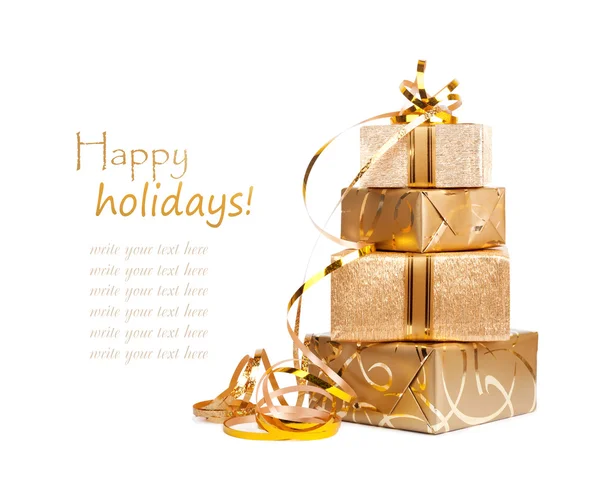 Hediyelik altın kağıt ambalaj kutuları