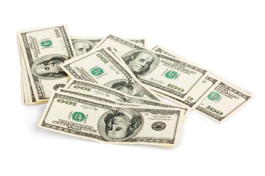 Tasarım için yüz dolarlık banknotların kavramsal arka planı.